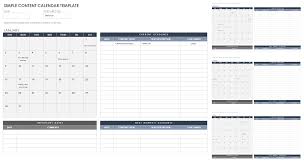 editorial calendar templates