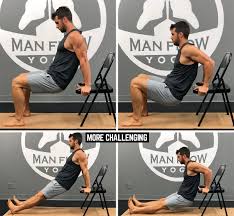 challenging chair yoga exercises man