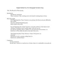 An Example Of An Essay Outline How To Make An Outline For A
