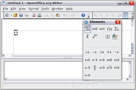 Using Apache Openoffice Math Apache