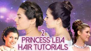 2 princess leia hair tutorials crown