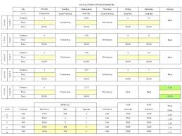 Weight Training Spreadsheet Template Workout Schedule Es Training E