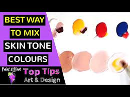 Mix Skin Tones In Acrylic Paint
