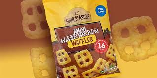 four seasons mini hash brown waffles