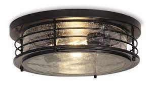 Rewiring and repainting mean costs can add up quickly. Patriot Lighting Hale Black Flush Mount Ceiling Light At Menards