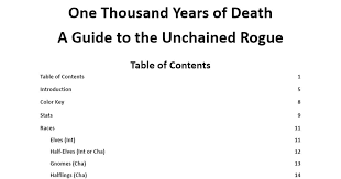 This guide contains everything you need to know to be an excellent assassination rogue in wow shadowlands 9.1. Wrote A New Guide To The Unchained Rogue Looking For Suggestions And Hope It Helps Pathfinder Rpg