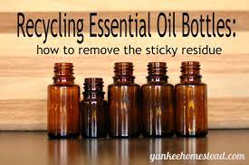 Recycling Essential Oil Bottles How To