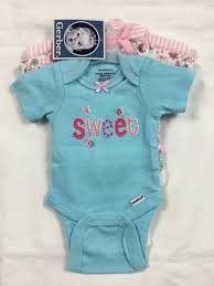 Gerber 3pk Baby Girl Onesies Bodysuits Size Preemie Sweet