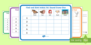 The different skills which these phonics. Find And Sink H Initial Sound Game