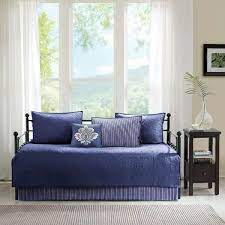 navy reversible daybed bedding set