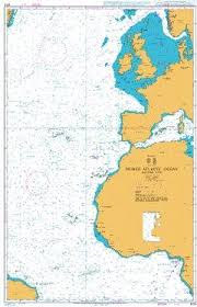 British Admiralty Nautical Chart 4014 North Atlantic Ocean Eastern Part