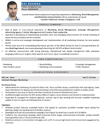 Mba with over 10 yrs. Marketing Manager Cv Format Marketing Manager Resume Sample And Template