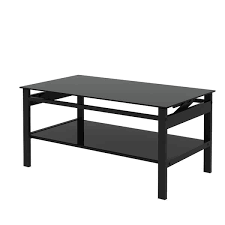 Layer Tempered Glass Coffee Table