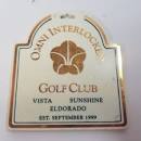Omni Interlocken Golf Club Golf Bag Tag Vista Sunshine Eldorado | eBay