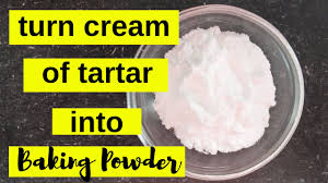 cream of tartar into baking powder