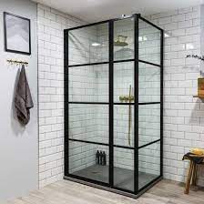 Drench Deco Matte Shower Door Inline