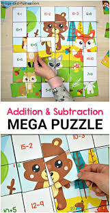 Subtraction To 20 Mega Puzzle