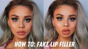 my lips how to fake lip filler
