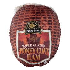deli ham maple glazed honey coat