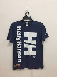 Vintage Helly Hansen Sea Gear Big Logo Spellout T Shirt Size