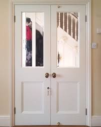 Glazed Internal Double Doors And Frame