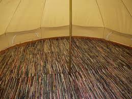 bell tent mat half moon rugs 3m 4m