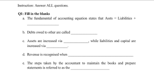 A The Fundamental Of Accounting