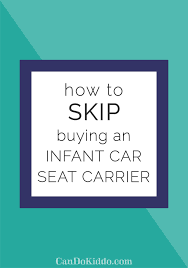 An Infant Car Seat Carrier