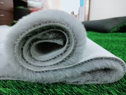 rabbit fur carpet