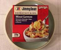 Are Jimmy Deans breakfast bowls good for you?