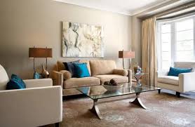 cool brown and blue living room designs
