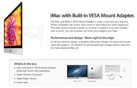 Apple Imac Updated With Vesa Compatible