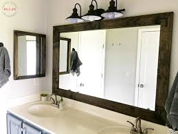 Bathroom vanity set with mirror. Farmhouse Style Diy Vanity Mirrors Tutorial Must Have Mom