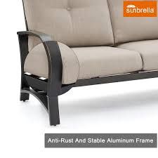 Aluminum Outdoor Loveseat Sofa Chair