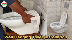 Wall Hanging Commode Installation