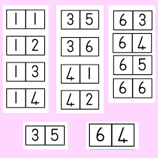 domino number cards teacha