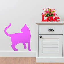 Wall Sticker Cat Silhouette Rotated