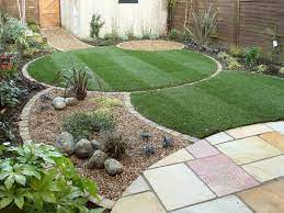 lawn design back garden design