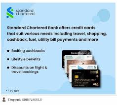 standard chartered bank credit cards at