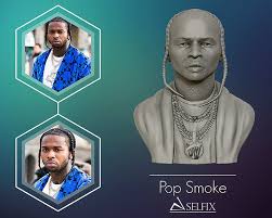 Download pop smoke songs 2021 mp3 album hiphopza / giving the late rapper one final, emotional sendoff. 3d Pop Smoke 3d Model Portrait Sculpture Cgtrader