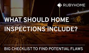 What Should Home Inspections Include Checklist