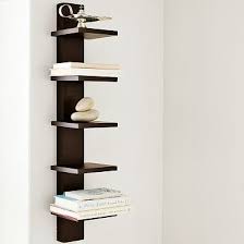 Spine Solid Wood Wall Shelf From West