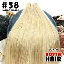 You'll receive email and feed alerts when new items arrive. Lightest Blonde Weft Extensions Remy Halo Tape Clip Hottie Hair Extensions