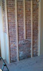 Fireplace Remodel Drywall Over Brick