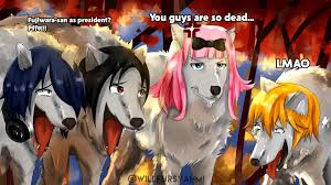 The wolf meme (wip) | mystreet ein and aaron animation. Oc Art Laughing Wolf Meme But It S Kaguya Sama Kaguya Sama