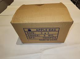 apple plastic bags baggies jewelry
