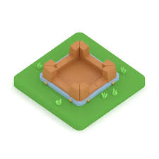 clash clans gold storage 3d model