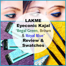 lakme eyeconic kajal regal green