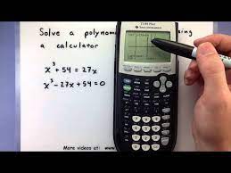 Solve A Polynomial Equation