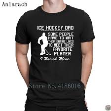 Ice Hockeys Dad Tshirts Pop Top Tee Classical Creative Fit T Shirt For Men Clothing Cotton Summer Style Cool In T Shirts From Mens Clothing